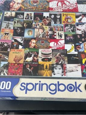 Springbok 1000-Piece Jigsaw Puzzle - Multicolor Album Collage